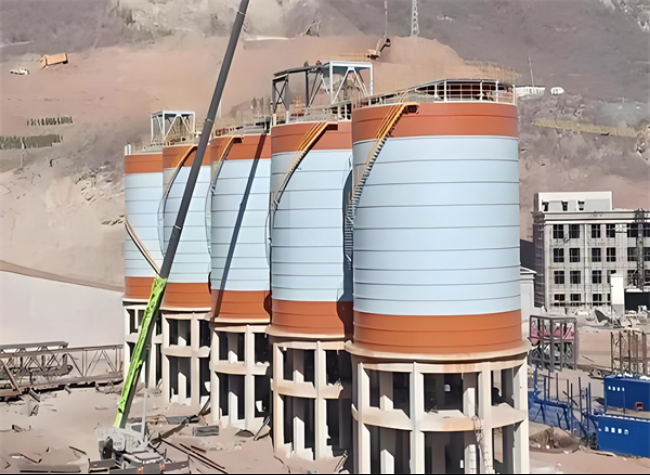 定城镇高架钢板仓